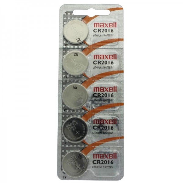 CR2016 Lithium Knopfzelle IEC CR2016 im 5er Pack