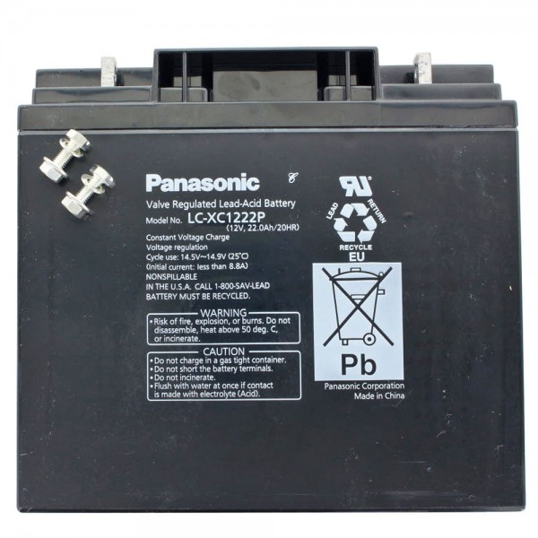 Panasonic LC-XC1222P Cyclic Blei Akku 12 Volt 22Ah