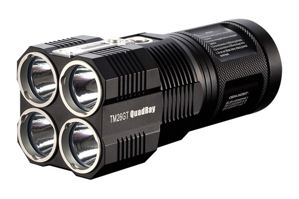 Nitecore TM26GT Quad Ray LED Taschenlampe 4 x CREE XP-L Hi 3500 Lumen 704 m Leuchtweite