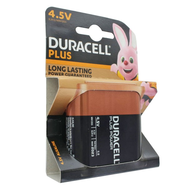 DURACELL Plus 4,5 Volt MN1203 3LR12 Flachbatterie 10 Stück