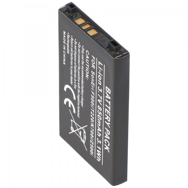 AccuCell battery for Sony Ericsson J200i, T230, T226, K500