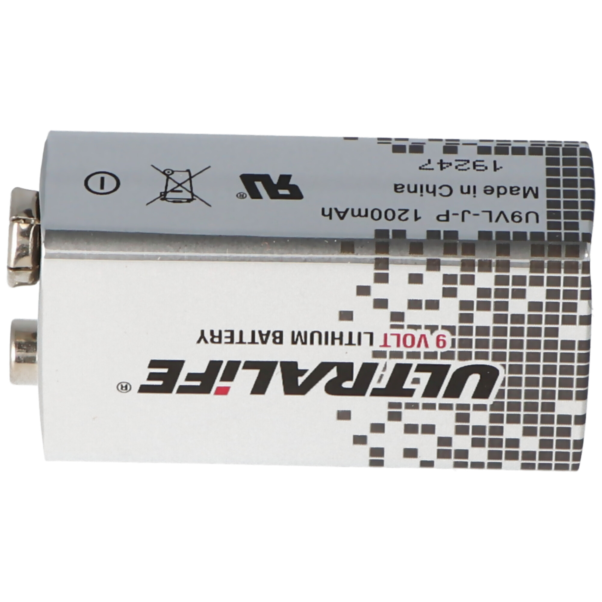 15x Ultralife 9V E-Block Lithium-Batterien U9VL-J-P 1200mAh z.B für Rauchmelder 
