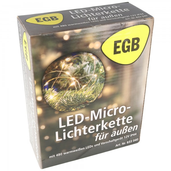 EGB LED-Mini-Lichterkette 20 flg. Batteriebetrieb mit Timer