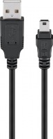 USB 2.0 Hi-Speed Kabel, USB 2.0 Stecker auf USB 2.0-Mini-Stecker, USB zu USB Mini-Stecker 1 m
