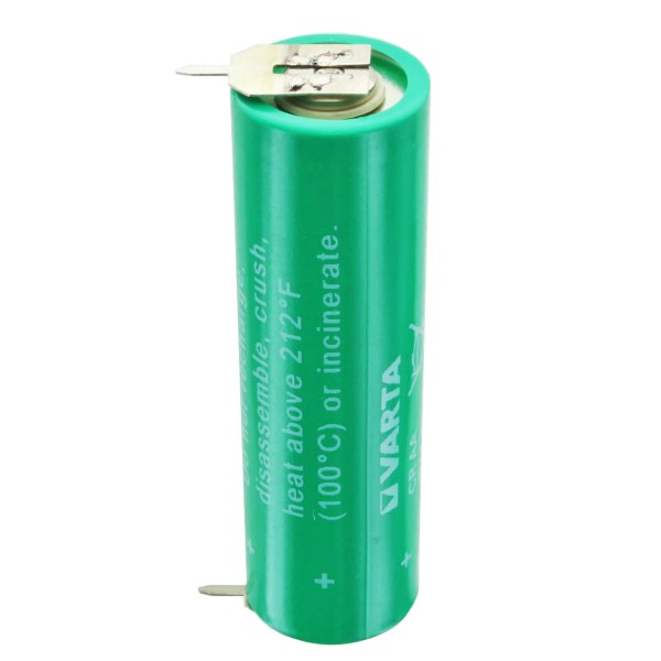 Varta CR AA Lithium Batterie 6117, UL MH 13654 (N) mit 1er Print Kontakt