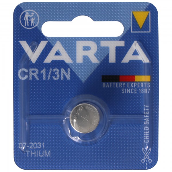 Varta CR1/3N Photo Lithium Batterie 06131101401, GPCR1/3N, CR11108, 2L76