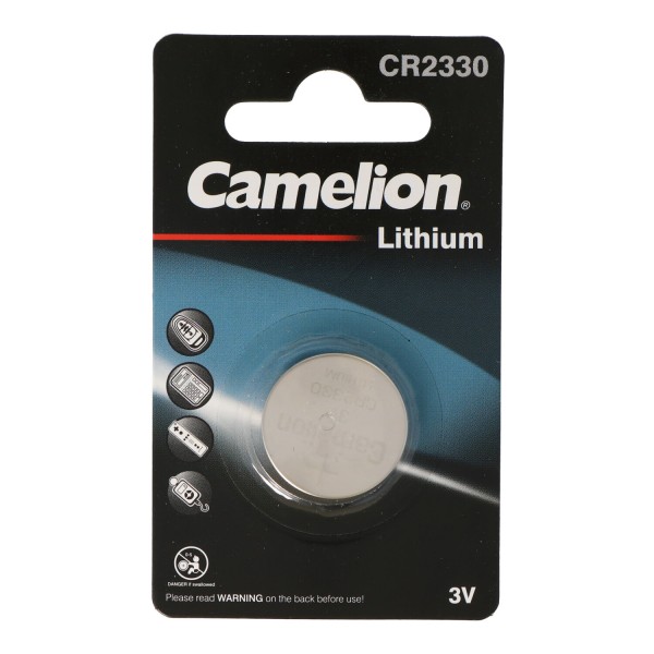 Camelion CR2330 Lithium Batterie 625mAh, Abmessungen 23x3mm