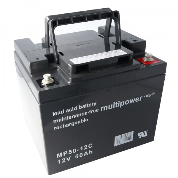 Multipower MP50-12C lange Gebrauchsdauer und niedrige Selbstentladung