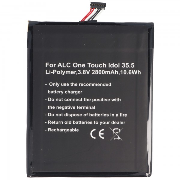 Akku passend für Alcatel One Touch Idol 4S, One Touch Idol 4S LTE, OT-6070, OT-6070K, OT-6070O, OT-6070Y