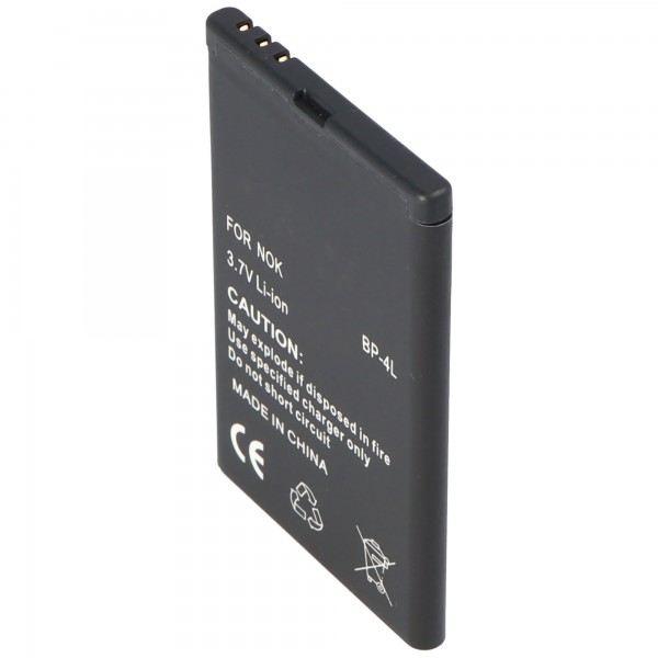 AccuCell Akku passend für Nokia E71 Communicator, BP-4L 1000mAh