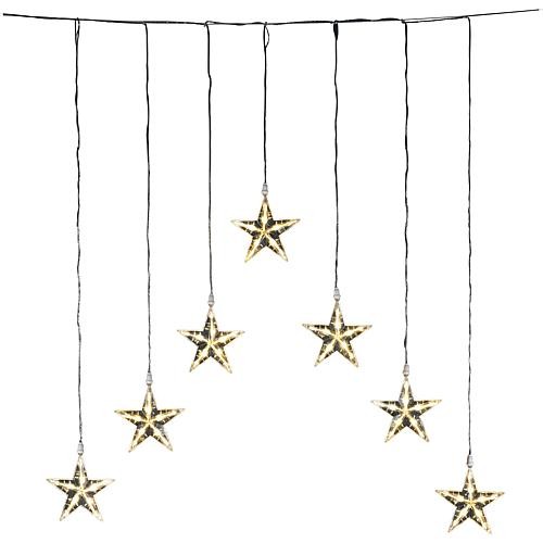 Vorhang mit 7 Sternen ww LED 1243-103