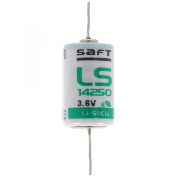 SAFT LS14250CNA Lithium Batterie, Size 1/2 AA mit Lötdraht