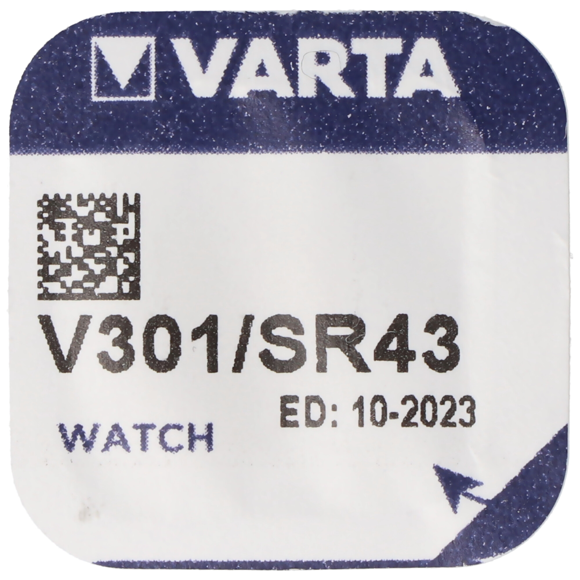 SR43 SR43SW Uhrenbatterie SR1142  D301 1 x VARTA V301 Knopfzelle Batterie 