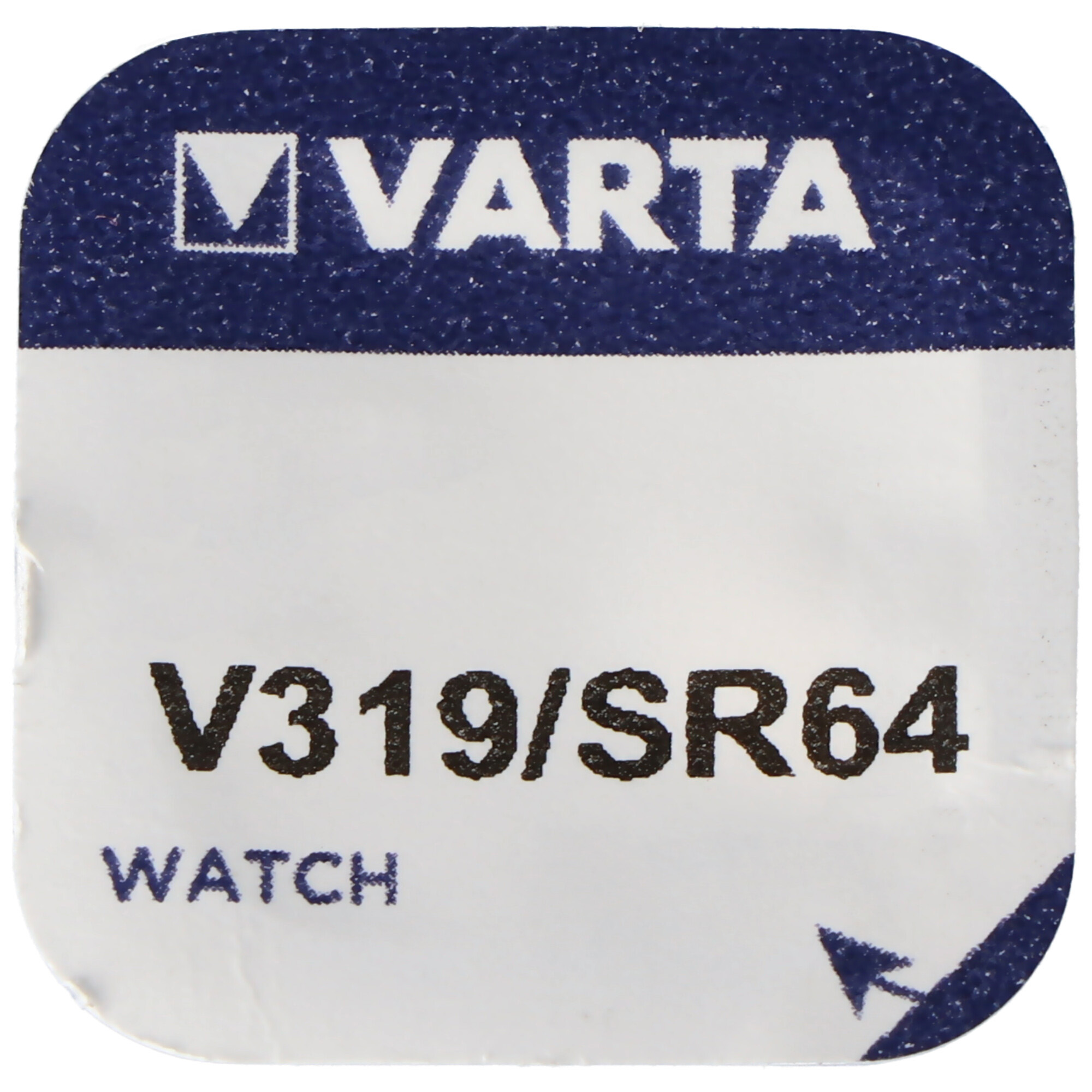1x V319 Uhren-Batterie Knopfzelle SR64 SR527 VARTA Neu 