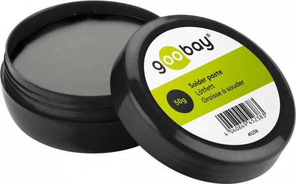 Goobay Lötfett Dose, 50 g - Lötpaste zum Löten von Elektronikbauteilen