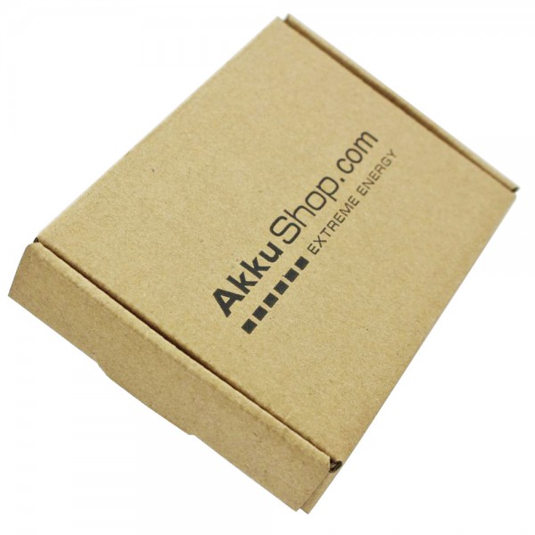 AkkuShop COM BOX1, der universelle Verpackungskarton klein für Akkus, AkkuPack und Kleinteile ca. 120 x 85 x 20mm