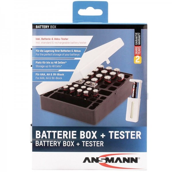 Akku Aufbewahrungsbox Batteriebox Hart Storage Case Box Für AA AAA C Batterie XS 