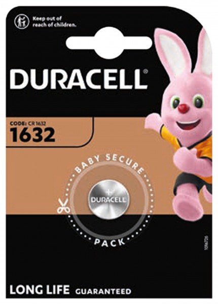 Duracell Lithium Batterie DL1632 IEC CR1632