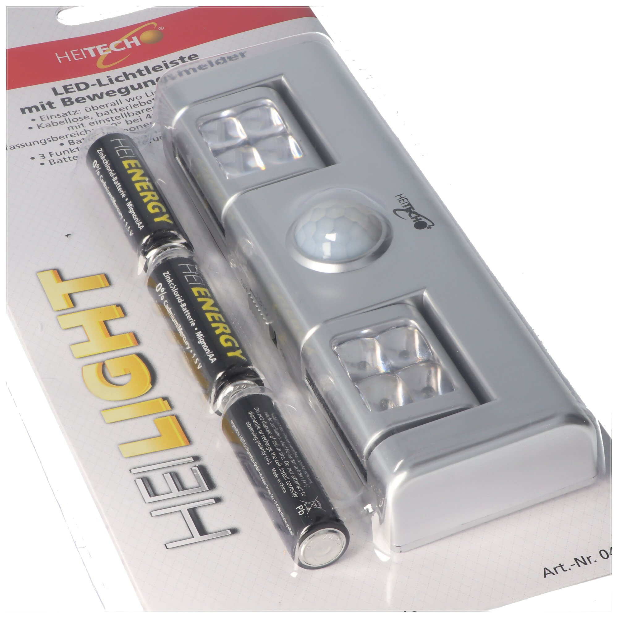 LED-Lichtleiste mit Bewegungsmelder, batteriebetriebene Lichtleiste,  kabellos, inklusive 3x Mignon AA Batterien | Sonstige Lampen |  LEDs,Taschenlampen, Lichttechnik | Akkushop