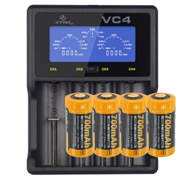 ladegerät 16340 cr123a 3.7v lithium akku batterie aufladbar cr123a li-ion akku