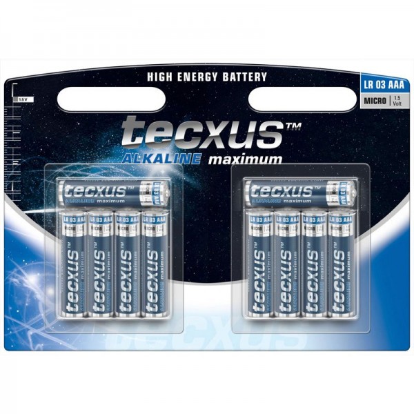 Tecxus Batterie Alkaline Micro AAA im 10er SparPack