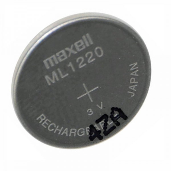 ML1220 Akku Li-Mn 3,0 Volt 18mAh Knopfzelle Durchmesser 2 x 12,5mm