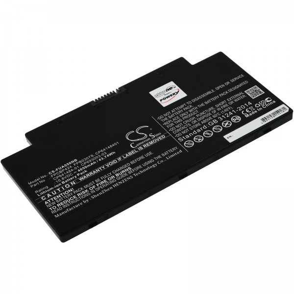 Akku passend für Laptop Fujitsu LifeBook AH77/M, LifeBook A556, LifeBook U536, Typ FPCBP424 - 10,8V - 4050 mAh