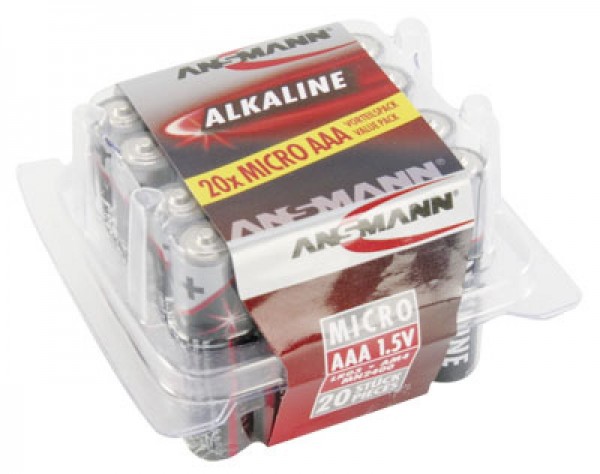 Ansmann RED Alkaline Micro / LR03 20er Pack