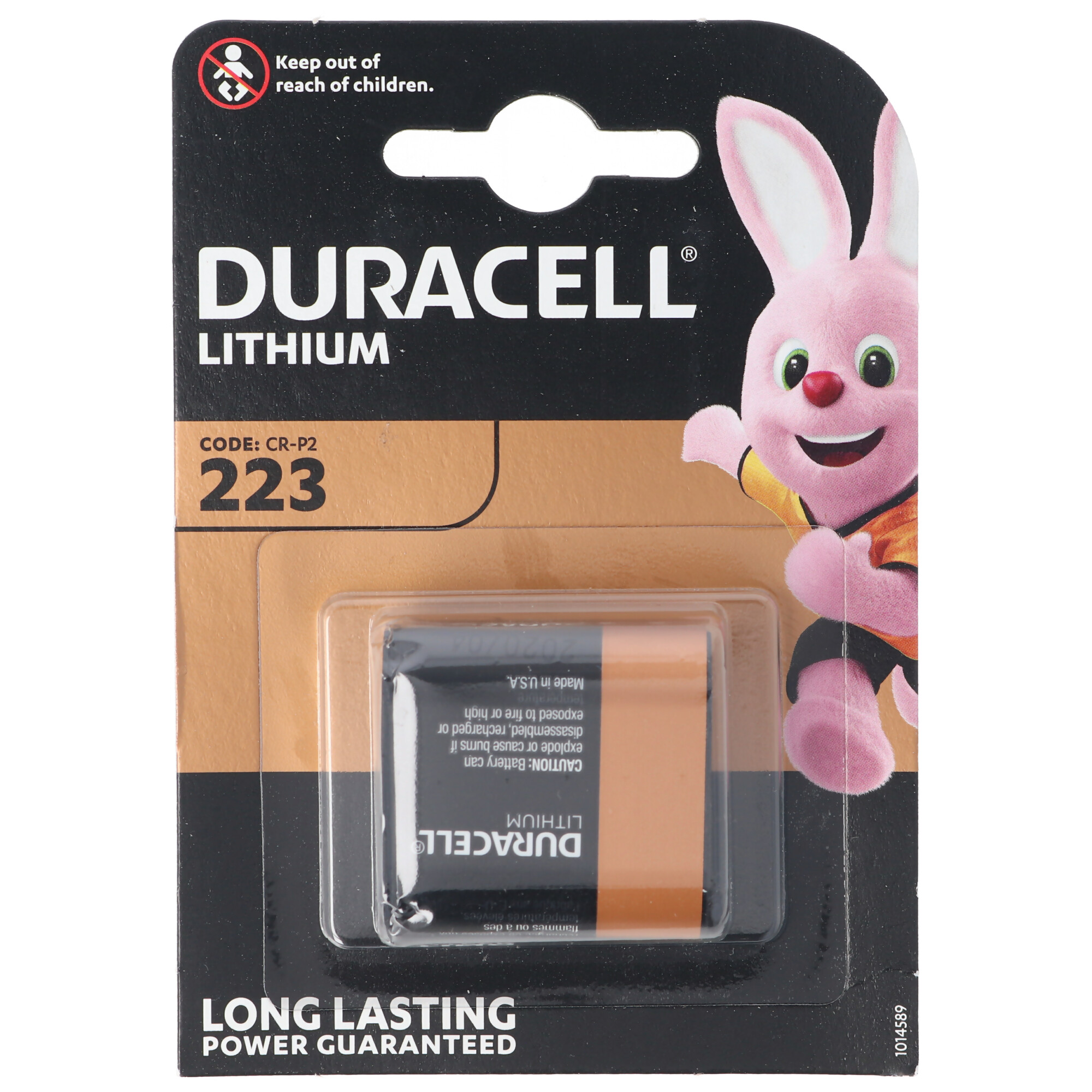 2 Duracell High Power CR-P2 DL223 Lithium Batterien Blister 