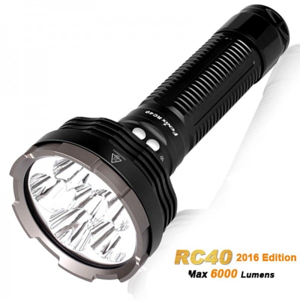 Fenix RC40 Cree XM-L2 U2 LED Taschenlampe mit 6000 Lumen, wiederaufladbar