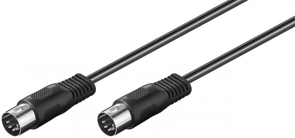 Goobay Audio-Verbindungskabel DIN, geschirmt - DIN-Stecker 180° (5-Pin) > DIN-Stecker 180° (5-Pin)