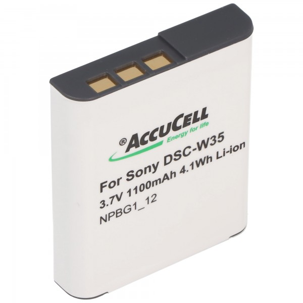 AccuCell Akku passend für Sony DSC-W35