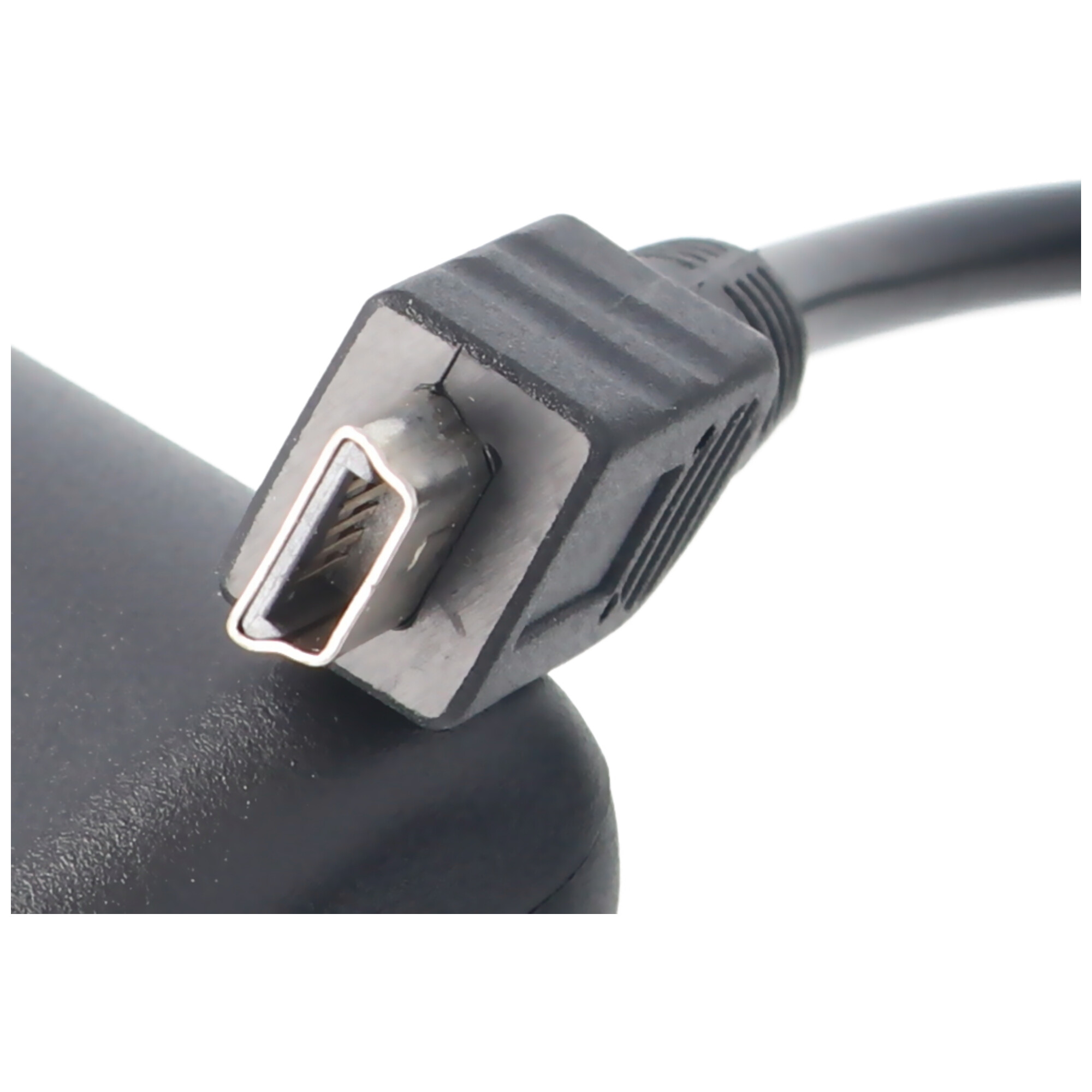 Trade-Shop Mini USB KFZ Ladekabel 12V/24V mit TMC Antenne für Navigon 3100 3110 3300 max 3310 max 4310 max 4350 max 5100 5110 6310 6350 Live 7100 7110 