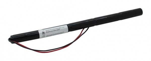 Notleuchtenakku NiCd 6,0V 860mAh L1x5 Mignon AA mit 200mm Kabel einseitig ersetzt Beghelli 415.224.001, 415224001