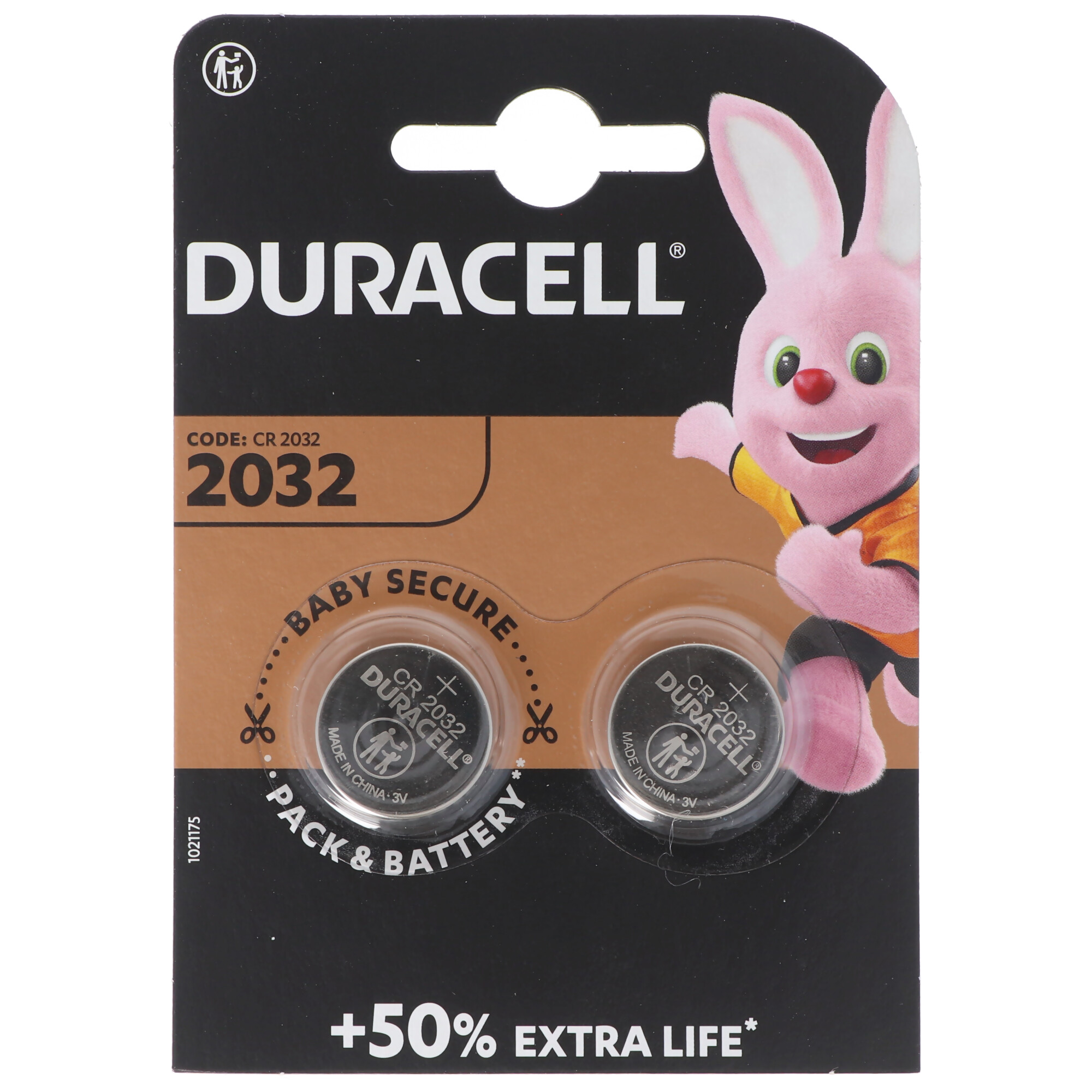 4er Bliste Duracell Knopfzelle Code 2032 CR2032 Auto Schlüssel DL 2032 Batterie 