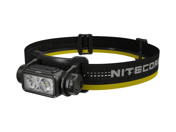 Nitecore NU40 LED Stirnlampe, eingebauter Akku mit 2600mAh, USB-C-Ladeanschluss, bis zu 120 Stunden Leuchtdauer, wasserdicht nach IPX68