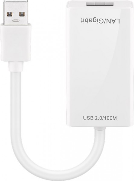 Goobay USB 2.0 Fast Ethernet Netzwerkkonverter - zum Anschluss eines PC/MAC mit USB-Anschluss an ein Ethernet Netzwerk