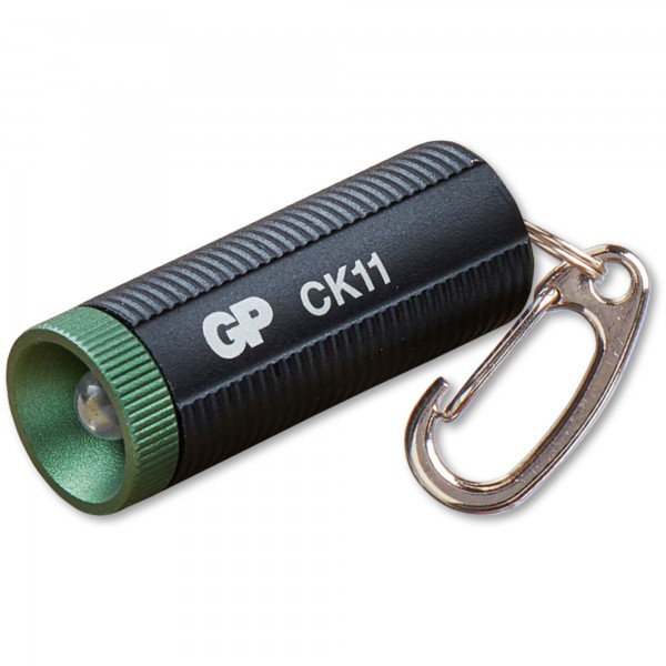 Taschenlampe GP CK11 10lumen inkl. 4x LR41 Knopfzellen Schwarz
