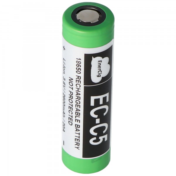 Enercig EC-C5 2600mAh 3,6 Volt bis 3,7V US18650VTC5 ohne Schutzschaltung