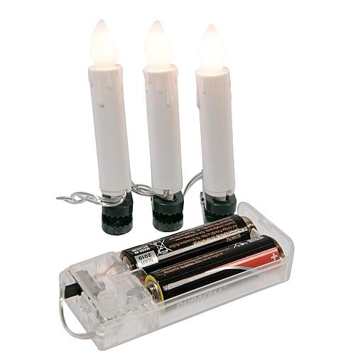 EGB LED Kerzenkette 10flg. ww 943121 batteriebetrieben