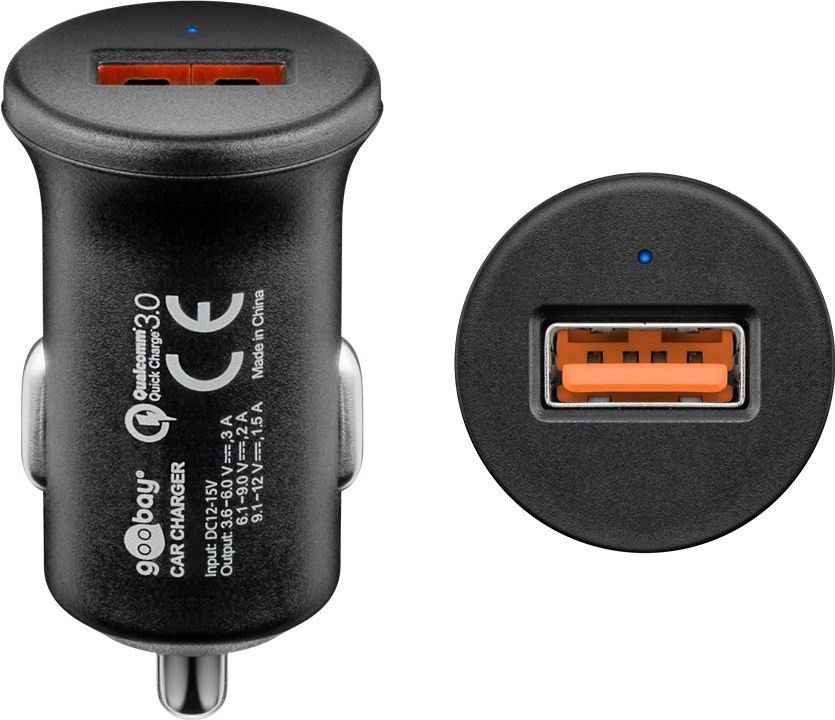 GADGETME 12V Ladegerät mit USB QC3.0 und USB C PD Quick Charge 3.0 mit –