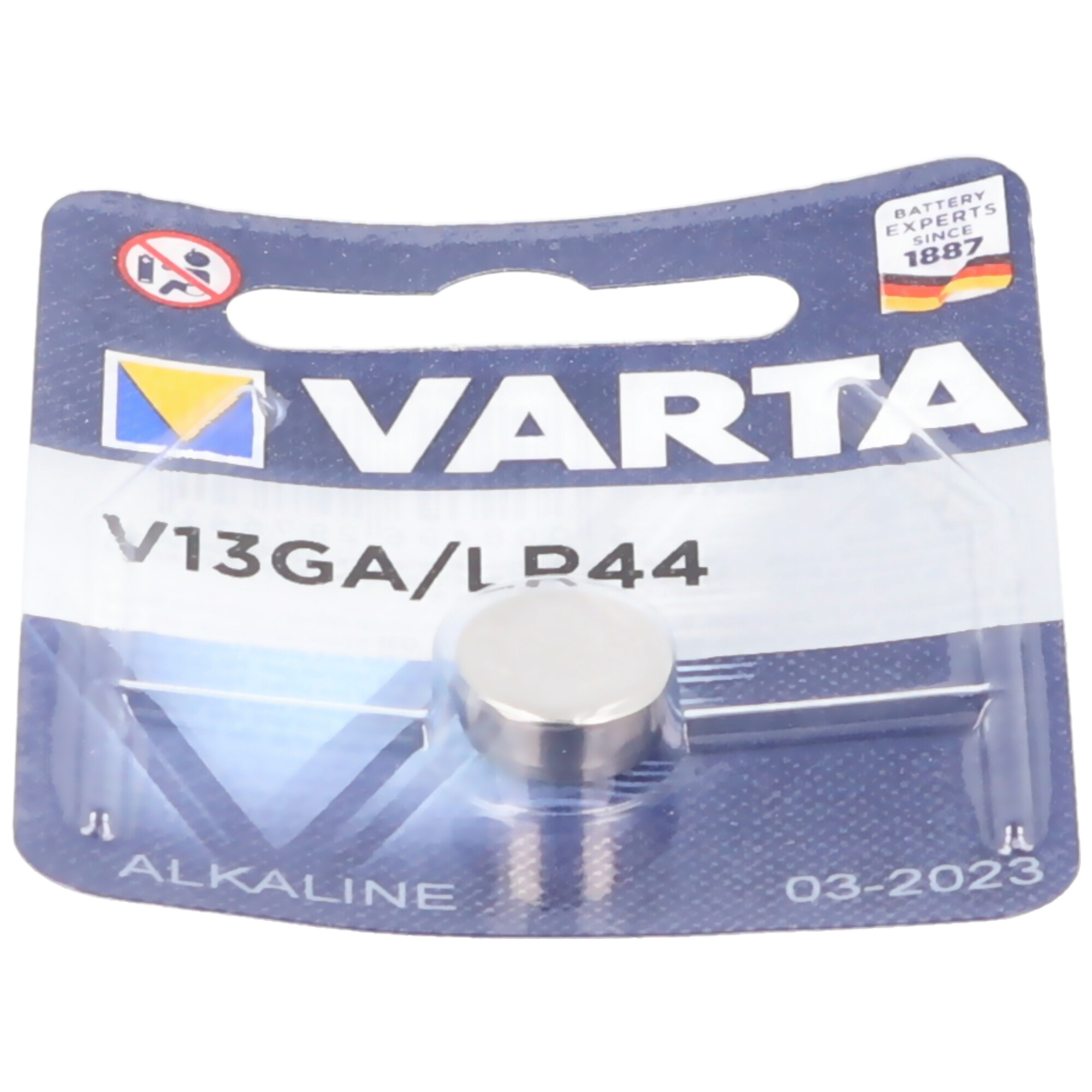 50x VARTA Knopfzelle Alkali-Mangan LR44 LR1154 357A GPA76 82 1,5V V13GA 