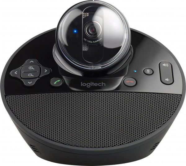Logitech ConferenceCam BCC950, HD 1080p, schwarz 1920x1080, USB, Fernbedienung