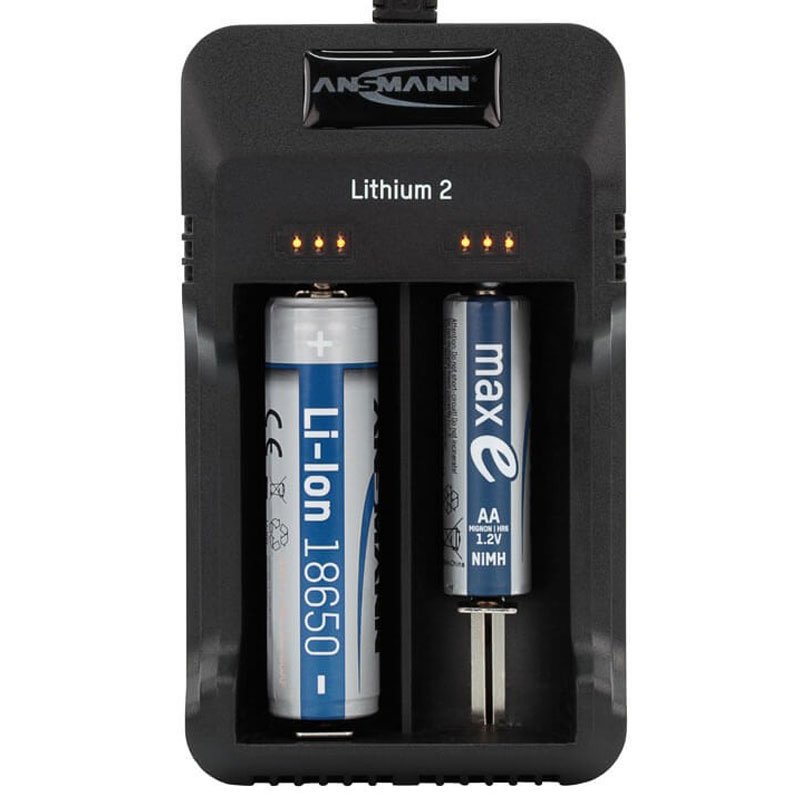 4 fach Ladegerät für bis zu 4 x Lithium Ionen Akku Batterie 3,7-4,2 V 