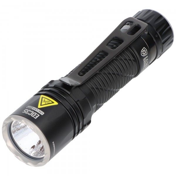 Nitecore EDC35 LED-Taschenlampe mit bis zu 5000 Lumen, NiteLab UHi 40 MAX LED, Lumin Shield Funktion, 21700 Li-Ion Akku 6000mAh