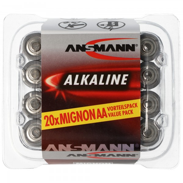 Ansmann RED Alkaline Mignon / LR06 20er Pack