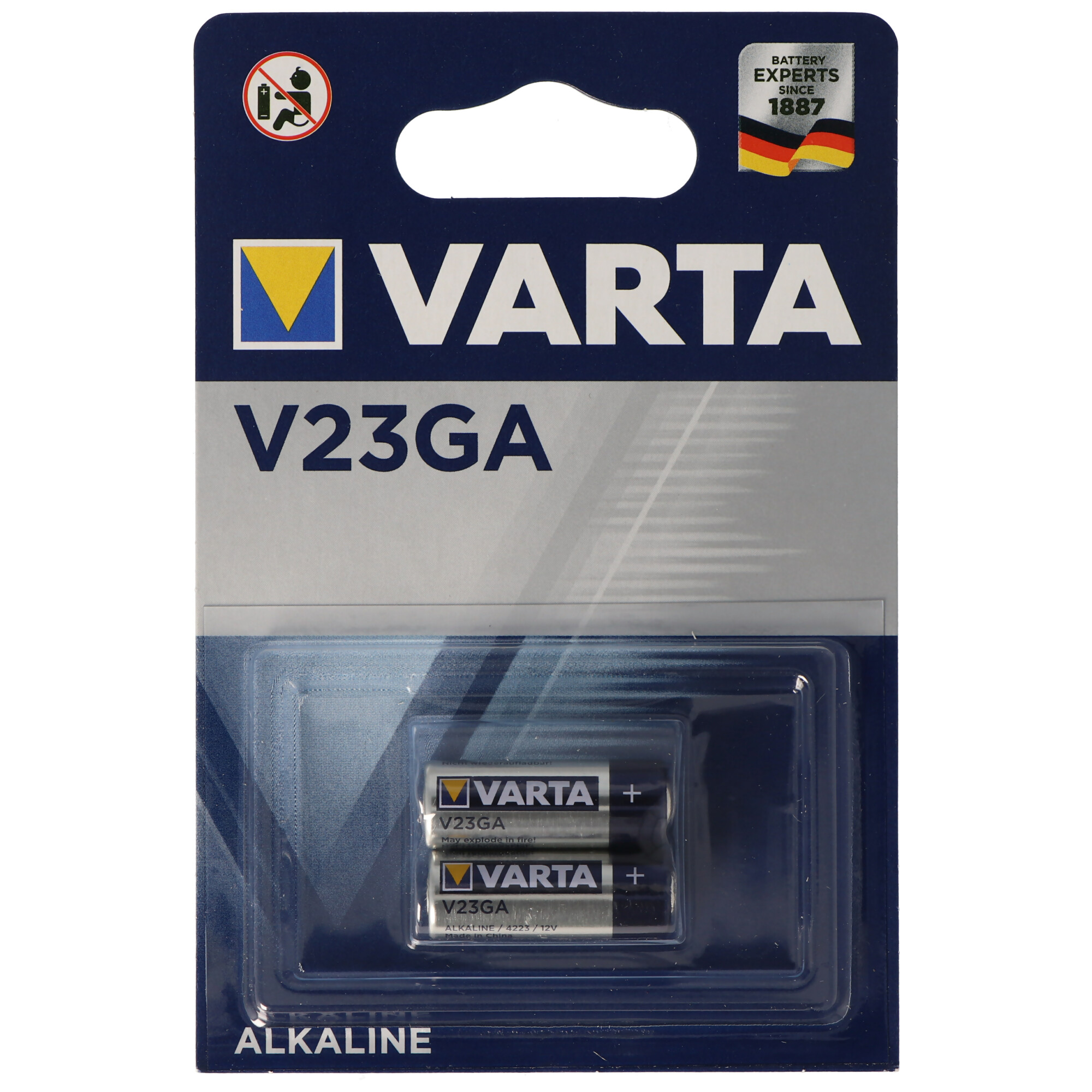 1 x 2er Blister Varta V23GA 4223 12V Batterie Knopfzelle MN21 L1028 LRV08 